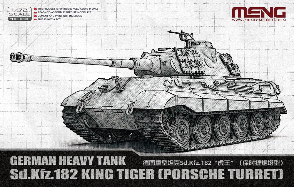 4897038554539 - German Heavy Tank SdKfz182 King Tiger (Porsche Turret)