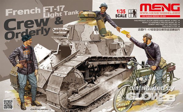 LIGHT günstig Kaufen-French FT-17 Light Tank Crew & Orderly. French FT-17 Light Tank Crew & Orderly <![CDATA[MENG Models / HS-005 / 1:35]]>. 