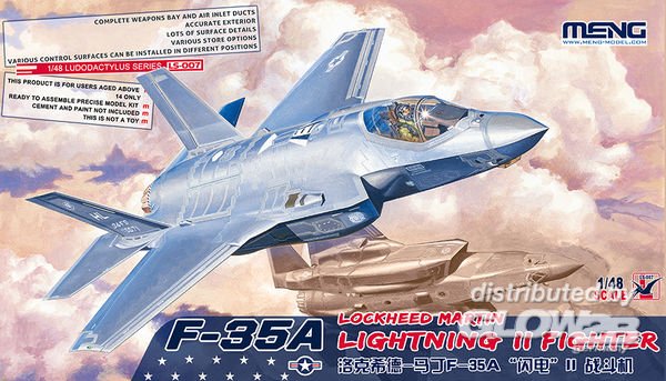 Lockheed Martin günstig Kaufen-F-35A Lockheed Martin Lightning II Fight. F-35A Lockheed Martin Lightning II Fight <![CDATA[MENG Models / LS-007 / 1:48]]>. 