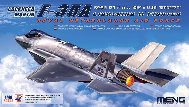 ck Lock günstig Kaufen-Lockheed Martin F-35A Lightning II Fighter Royal Netherland AirForce. Lockheed Martin F-35A Lightning II Fighter Royal Netherland AirForce <![CDATA[MENG Models / LS-011 / 1:48]]>. 