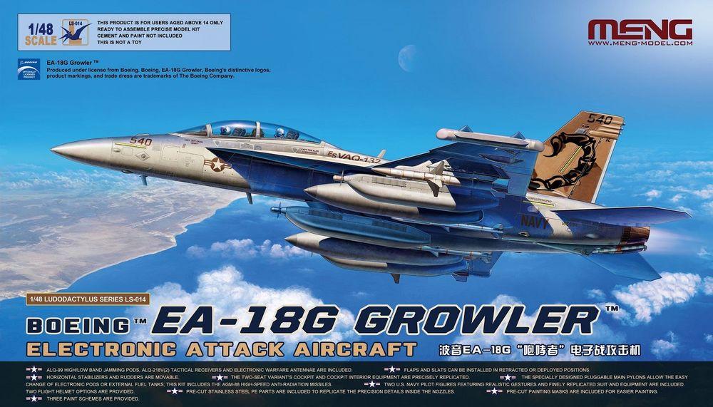 34;Attack günstig Kaufen-Boeing EA-18G Growler Electronic Attack Aircraft. Boeing EA-18G Growler Electronic Attack Aircraft <![CDATA[MENG Models / LS-014 / 1:48]]>. 