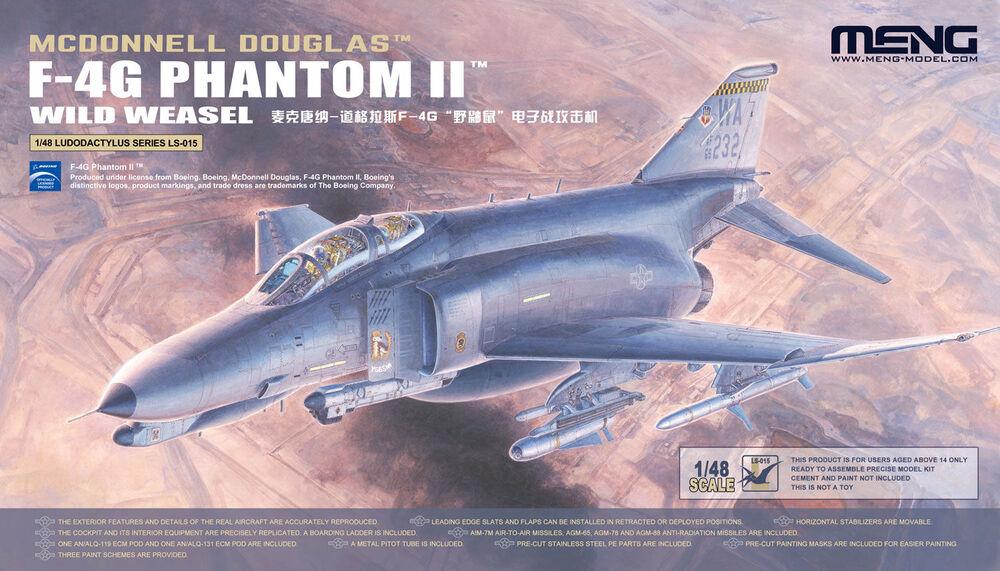 Weasel günstig Kaufen-McDonnell Douglas F-4G Phantom II Wild Weasel. McDonnell Douglas F-4G Phantom II Wild Weasel <![CDATA[MENG Models / LS-015 / 1:48]]>. 