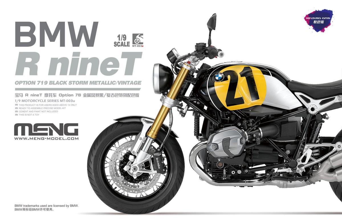 VINTAGE günstig Kaufen-BMW R nineT Option 719 Black Storm Metallic/Vintage (Pre-colored Edition). BMW R nineT Option 719 Black Storm Metallic/Vintage (Pre-colored Edition) <![CDATA[MENG Models / MT-003u / 1:9]]>. 