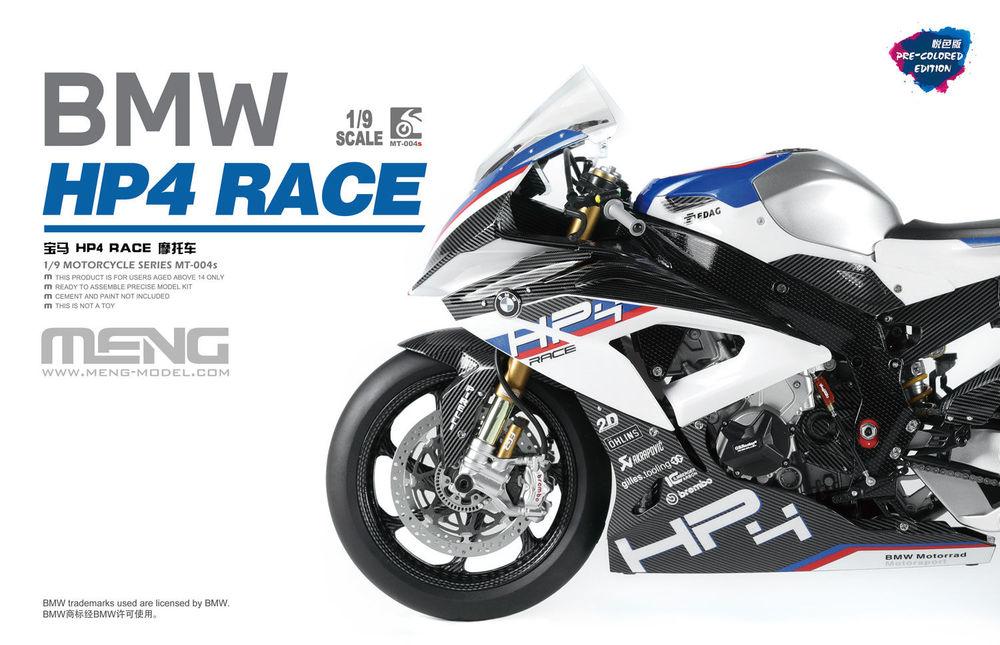 IO E  günstig Kaufen-BMW HP4 RACE (Pre-colored Edition). BMW HP4 RACE (Pre-colored Edition) <![CDATA[MENG Models / MT-004s / 1:9]]>. 