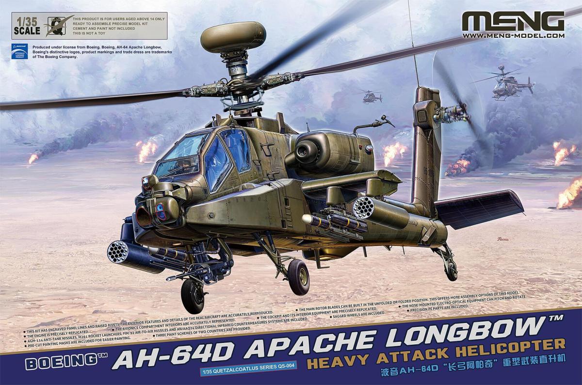 GB 64 günstig Kaufen-Boeing AH-64D Apache Longbow - Heavy Attack Helicopter. Boeing AH-64D Apache Longbow - Heavy Attack Helicopter <![CDATA[MENG Models / QS-004 / 1:35]]>. 