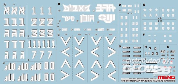 MERKAVA günstig Kaufen-MERKAVA Mk.3D/BAZ Tactical. MERKAVA Mk.3D/BAZ Tactical <![CDATA[MENG Models / SPS-003 / 1:35]]>. 