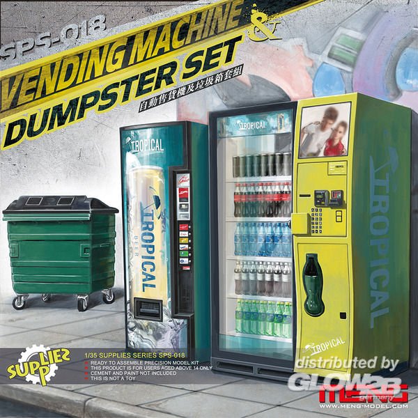 Machine günstig Kaufen-Vending Machine & Dumster Set. Vending Machine & Dumster Set <![CDATA[MENG Models / SPS-018 / 1:35]]>. 