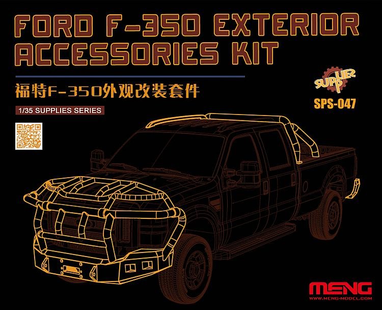 Mod Kit günstig Kaufen-Ford F-350 - Exterior accessories kit (Resin). Ford F-350 - Exterior accessories kit (Resin) <![CDATA[MENG Models / SPS-047 / 1:24]]>. 