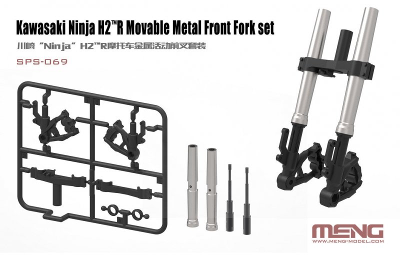 FRONT günstig Kaufen-Kawasaki Ninja H2(TM)R Movable Metal Front Fork Set. Kawasaki Ninja H2(TM)R Movable Metal Front Fork Set <![CDATA[MENG Models / SPS-069 / 1:9]]>. 