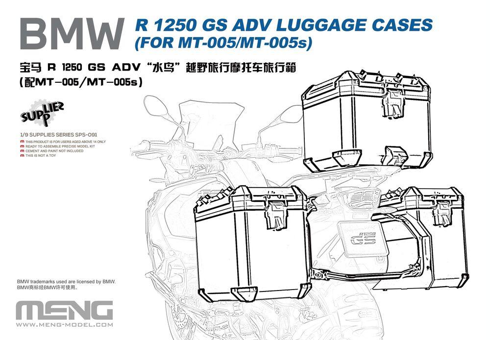 250 091 günstig Kaufen-BMW R 1250 GS ADV Luggage Cases (FOR MT-005/MT-005s). BMW R 1250 GS ADV Luggage Cases (FOR MT-005/MT-005s) <![CDATA[MENG Models / SPS-091 / 1:9]]>. 