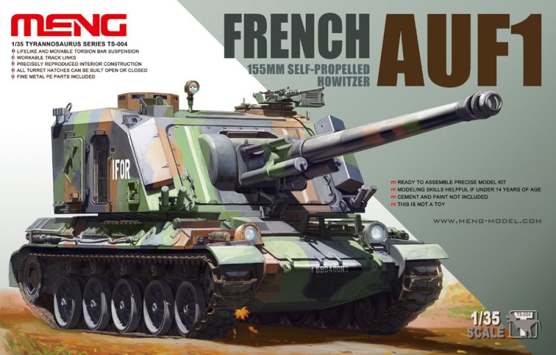 F1 Pro günstig Kaufen-French AUF1 155mm Self-propelled Howitze. French AUF1 155mm Self-propelled Howitze <![CDATA[MENG Models / TS-004 / 1:35]]>. 