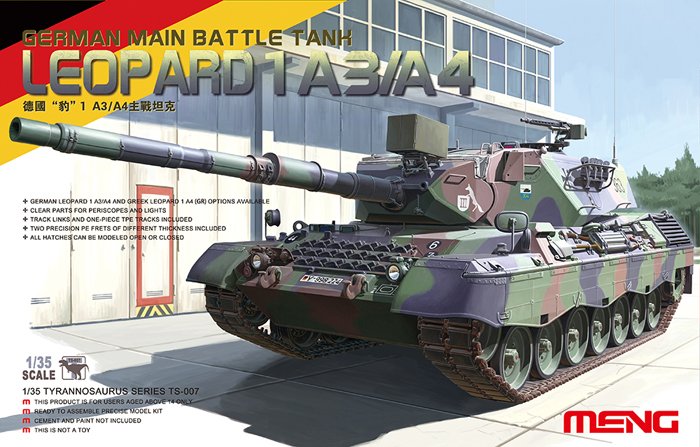 Battle günstig Kaufen-German Main Battle Tank Leopard 1. German Main Battle Tank Leopard 1 <![CDATA[MENG Models / TS-007 / 1:35]]>. 