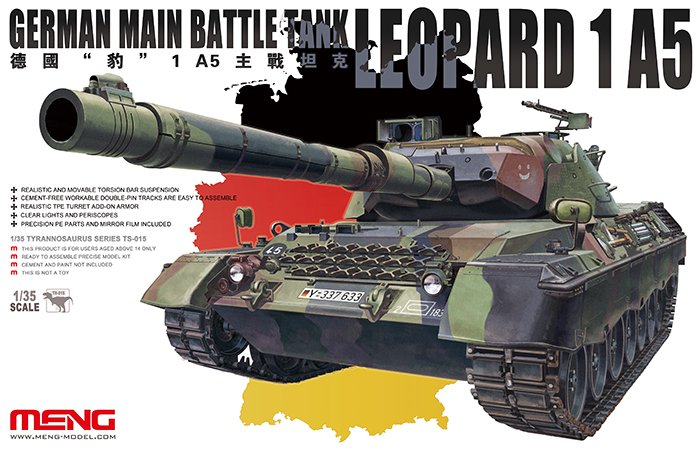 Leopard  günstig Kaufen-German main Battle Tank Leopard 1 A5. German main Battle Tank Leopard 1 A5 <![CDATA[MENG Models / TS-015 / 1:35]]>. 