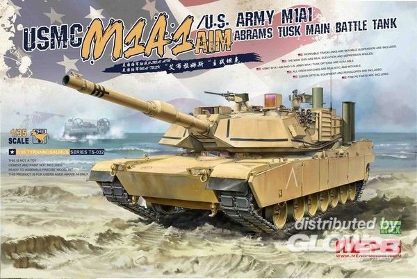 Battle günstig Kaufen-USMC M1A1 AIM/U.S.Army M1A1 Abrams TUSK Main Battle Tank. USMC M1A1 AIM/U.S.Army M1A1 Abrams TUSK Main Battle Tank <![CDATA[MENG Models / TS-032 / 1:35]]>. 