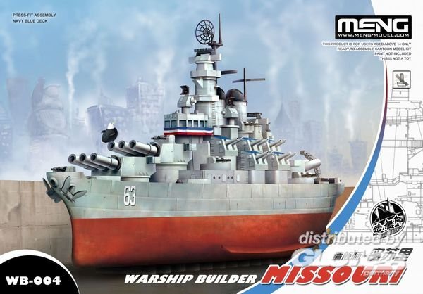 Missouri günstig Kaufen-Warship Builder Missouri. Warship Builder Missouri <![CDATA[MENG Models / WB-004]]>. 