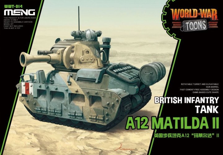 4897038558209 - British Infantry Tank A12 Matilda II (CartoonModel) 4897038558209 - British Infantry Tank A12 Matilda II (CartoonModel)