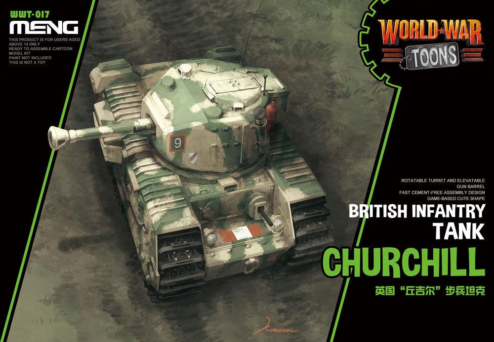 4897038558391 - British Infantry Tank Churchill (Cartoon Model) 4897038558391 - British Infantry Tank Churchill (Cartoon Model)