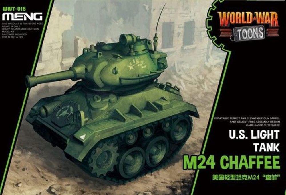 4897038558520 - US Light Tank M24 Chaffee (CARTOON MODEL) 4897038558520 - US Light Tank M24 Chaffee (CARTOON MODEL)