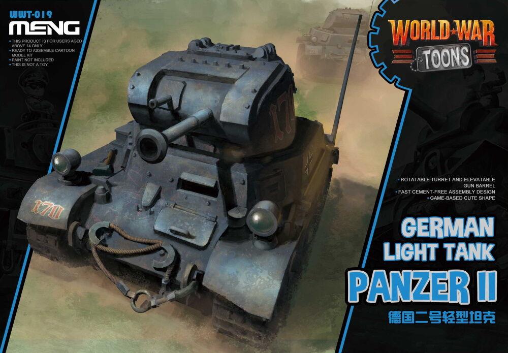 German  günstig Kaufen-German Light Tank Panzer II (CARTOON MODEL). German Light Tank Panzer II (CARTOON MODEL) <![CDATA[MENG Models / WWT-019]]>. 