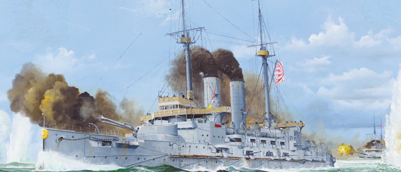 Modellbau: Merit Japanese Battleship Mikasa 1905