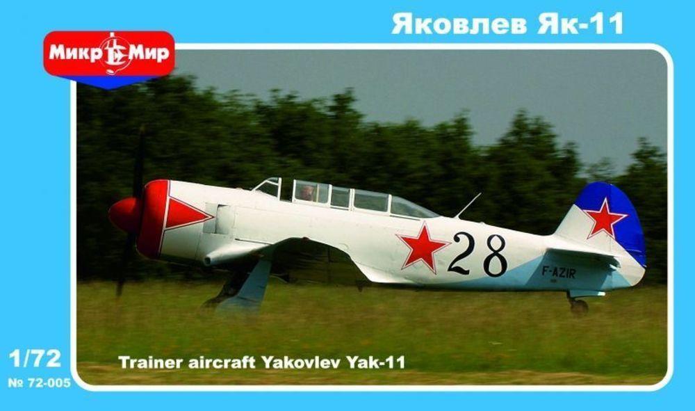 Soviet aircraft günstig Kaufen-Yakovlev Yak-11 Soviet training aircraft. Yakovlev Yak-11 Soviet training aircraft <![CDATA[Micro Mir / MM72-005 / 1:72]]>. 