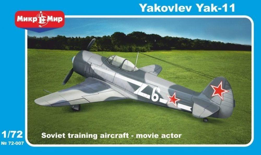 Soviet günstig Kaufen-Yakovlev Yak-11 Soviet trainer aircraft. Yakovlev Yak-11 Soviet trainer aircraft <![CDATA[Micro Mir / MM72-007 / 1:72]]>. 