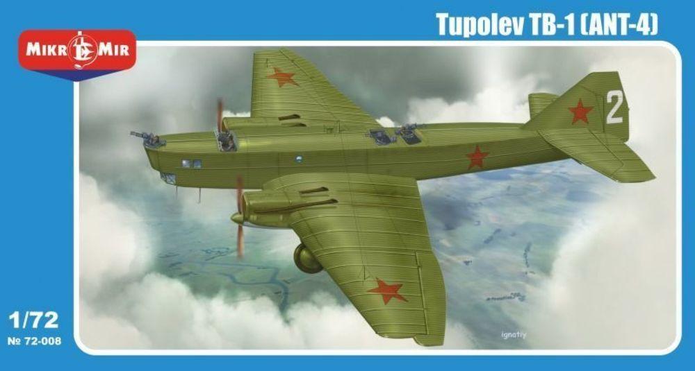 CR 1 günstig Kaufen-Tupolev TB-1 (ANT-4). Tupolev TB-1 (ANT-4) <![CDATA[Micro Mir / MM72008 / 1:72]]>. 