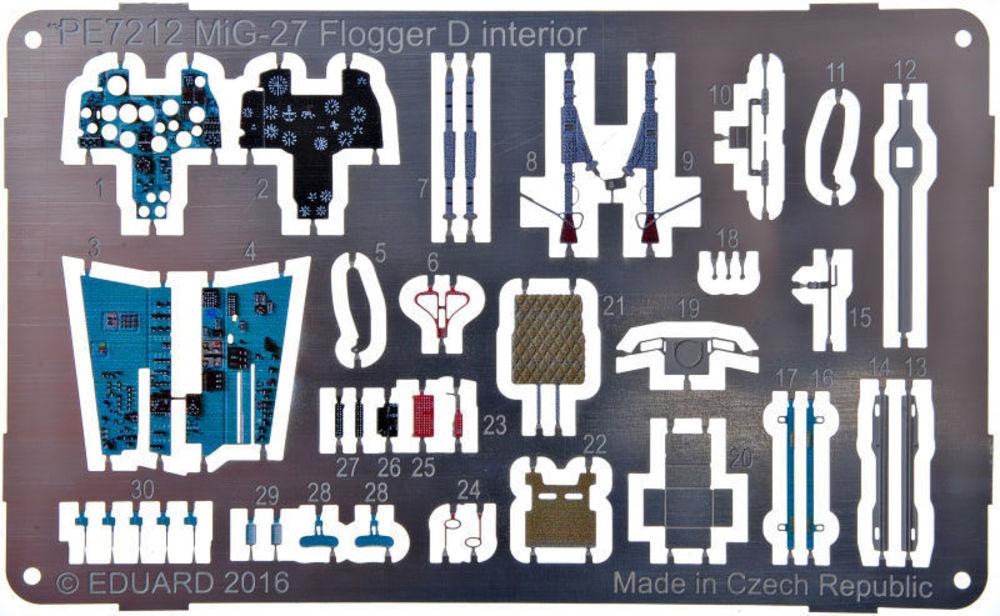 Photoetched set - ART Model MiG-27 Flogger D