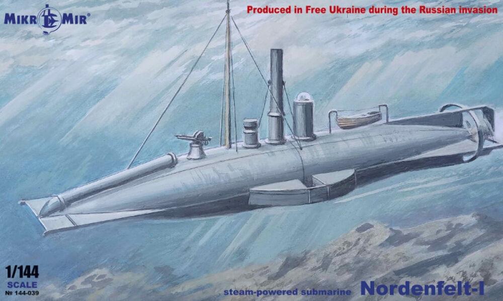 Nordenfeld I - Steam-powered submarine