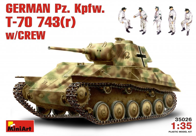 Pz.Kpfw. T-70 743 mit Besatzung