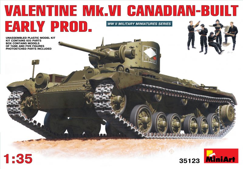 12 Mini günstig Kaufen-Valentine Mk 6. Canadian - built Early P. Valentine Mk 6. Canadian - built Early P <![CDATA[Mini Art / 35123 / 1:35]]>. 