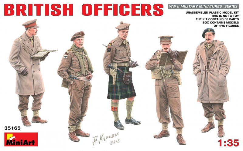 Of S  günstig Kaufen-Britisch Officers. Britisch Officers <![CDATA[Mini Art / 35165 / 1:35]]>. 