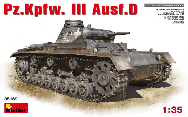 CD 9 günstig Kaufen-Pz.Kpfw.3 Ausf.D. Pz.Kpfw.3 Ausf.D <![CDATA[Mini Art / 35169 / 1:35]]>. 