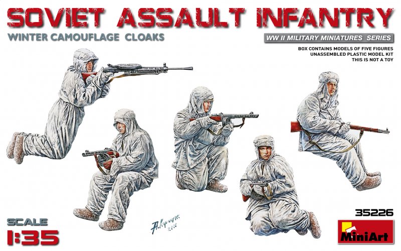 assault günstig Kaufen-Soviet Assault Infantry (Winter Camouflage Cloaks). Soviet Assault Infantry (Winter Camouflage Cloaks) <![CDATA[Mini Art / 35226 / 1:35]]>. 