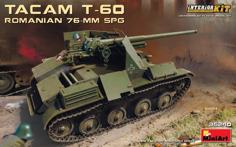 PG 5 günstig Kaufen-Romanian 76-mm SPG Tacam T-60 Interior Kit. Romanian 76-mm SPG Tacam T-60 Interior Kit <![CDATA[Mini Art / 35240 / 1:35]]>. 