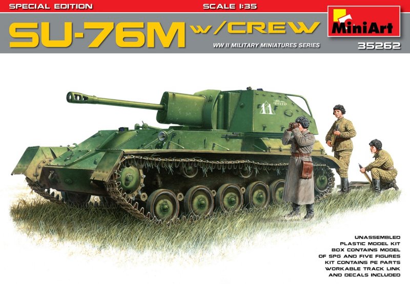 SU 76M günstig Kaufen-SU-76M w/Crew Special Edition. SU-76M w/Crew Special Edition <![CDATA[Mini Art / 35262 / 1:35]]>. 