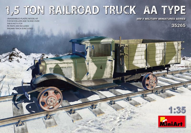 CD R günstig Kaufen-1,5 Ton Railroad Truck AA Type. 1,5 Ton Railroad Truck AA Type <![CDATA[Mini Art / 35265 / 1:35]]>. 