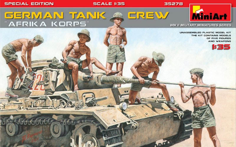 KA 27 günstig Kaufen-German Tank Crew Afrika Korps - Special Edition. German Tank Crew Afrika Korps - Special Edition <![CDATA[Mini Art / 35278 / 1:35]]>. 