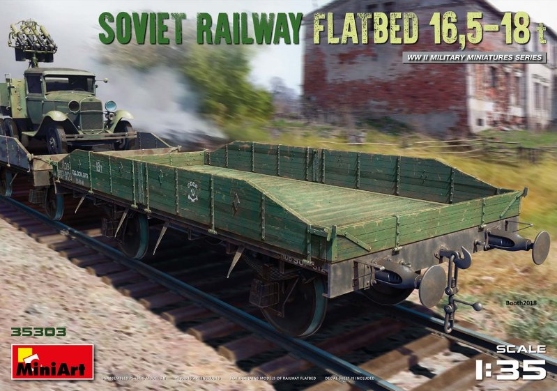 Be So günstig Kaufen-Soviet Railway Flatbed 16,5-18 t. Soviet Railway Flatbed 16,5-18 t <![CDATA[Mini Art / 35303 / 1:35]]>. 