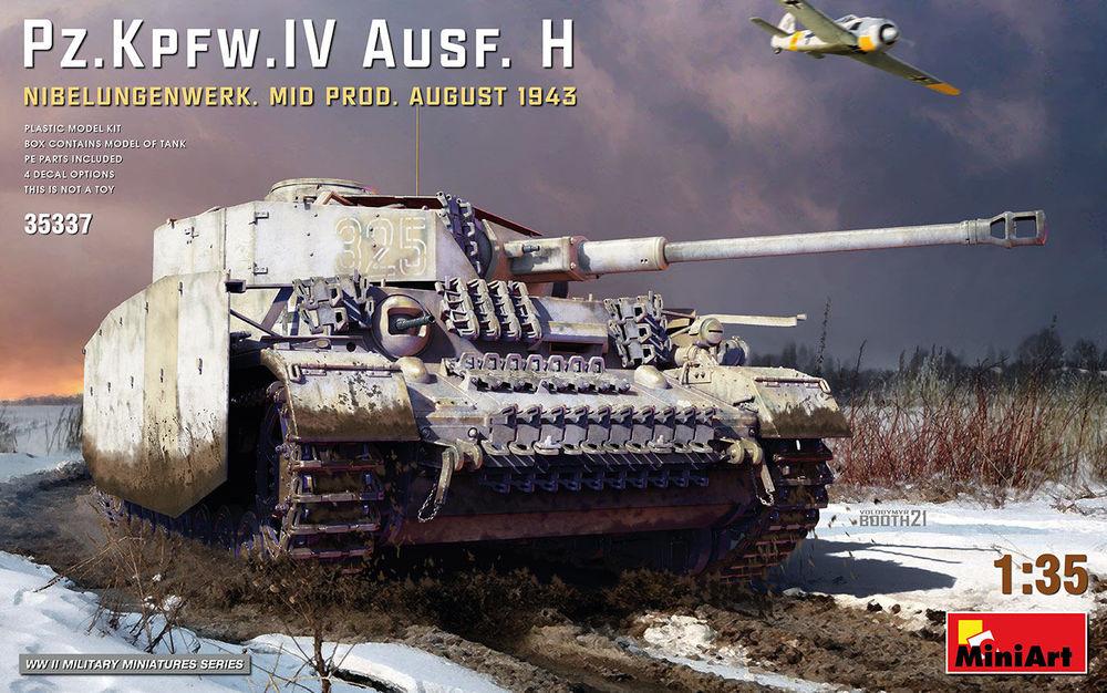 Mini Pro günstig Kaufen-Pz.Kpfw.IV Ausf. H Nibelungenwerk. Mid Prod. (August 1943). Pz.Kpfw.IV Ausf. H Nibelungenwerk. Mid Prod. (August 1943) <![CDATA[Mini Art / 35337 / 1:35]]>. 