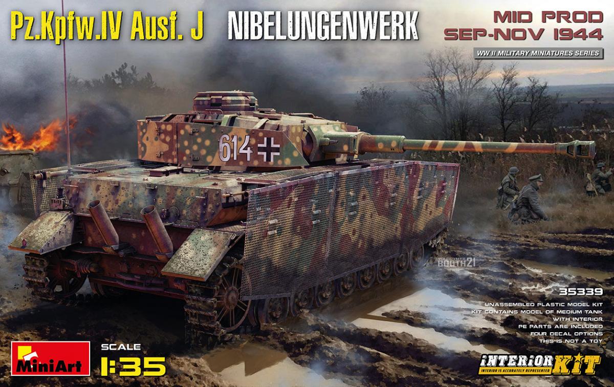 Kpfw.VI günstig Kaufen-Pz.Kpfw.IV Ausf. J Nibelungenwerk. Mid Prod. (Sep-Nov 1944) - Interior Kit. Pz.Kpfw.IV Ausf. J Nibelungenwerk. Mid Prod. (Sep-Nov 1944) - Interior Kit <![CDATA[Mini Art / 35339 / 1:35]]>. 