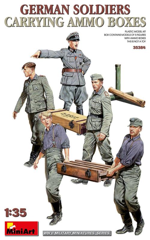 Ammo Boxes günstig Kaufen-German Soldiers Carrying Ammo Boxes. German Soldiers Carrying Ammo Boxes <![CDATA[Mini Art / 35384 / 1:35]]>. 