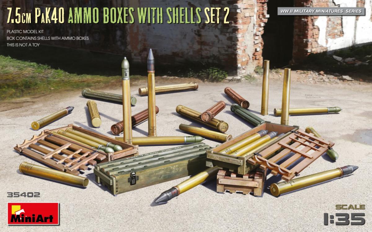 5905090346586 - Dt 75cm PaK40 Munitionskisten Set 2 5905090346586 - Dt 75cm PaK40 Munitionskisten Set 2