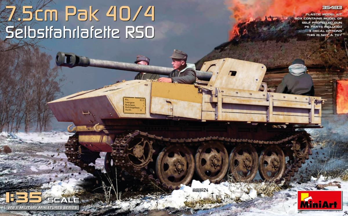 5906852927531 - 75cm PaK40 4 auf RSO 5906852927531 - 75cm PaK40 4 auf RSO