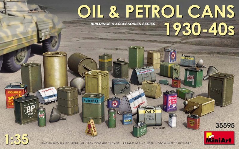 59 D günstig Kaufen-Oil & Petrol Cans 1930-40s. Oil & Petrol Cans 1930-40s <![CDATA[Mini Art / 35595 / 1:35]]>. 
