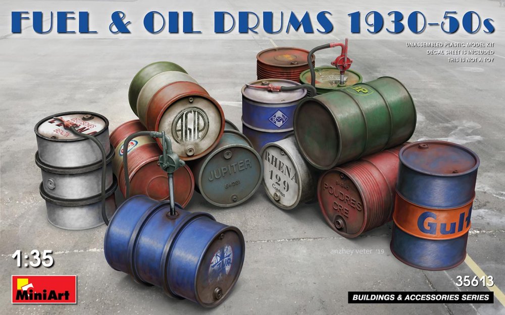 50 MS günstig Kaufen-Fuel & Oil Drums - 1930-50s. Fuel & Oil Drums - 1930-50s <![CDATA[Mini Art / 35613 / 1:35]]>. 