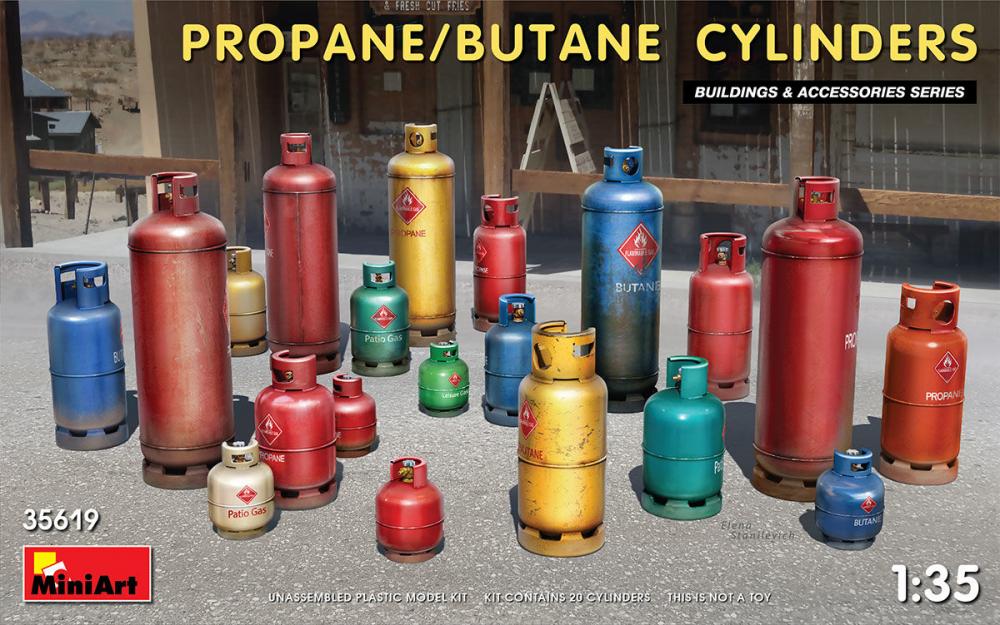 Linde in günstig Kaufen-Propane/Butane Cylinders. Propane/Butane Cylinders <![CDATA[Mini Art / 35619 / 1:35]]>. 