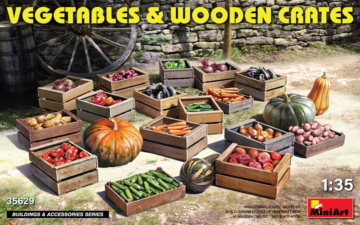 35629 günstig Kaufen-Vegetables & Wooden Crates. Vegetables & Wooden Crates <![CDATA[Mini Art / 35629 / 1:35]]>. 