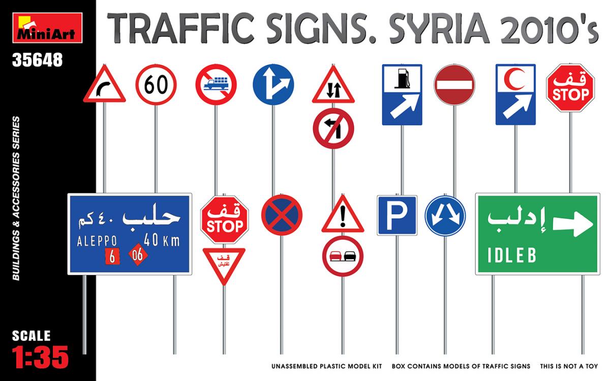 MINI 6 günstig Kaufen-Traffic Signs. Syria 2010´s. Traffic Signs. Syria 2010´s <![CDATA[Mini Art / 35648 / 1:35]]>. 