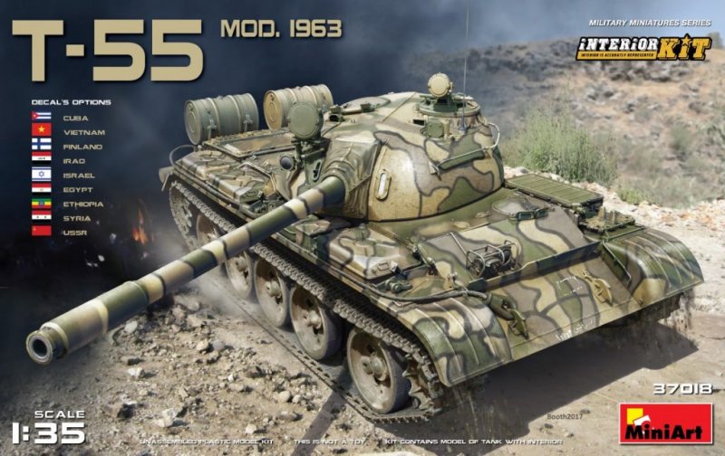 Mod Kit günstig Kaufen-T-55 Modell 1963 Interior Kit. T-55 Modell 1963 Interior Kit <![CDATA[Mini Art / 37018 / 1:35]]>. 